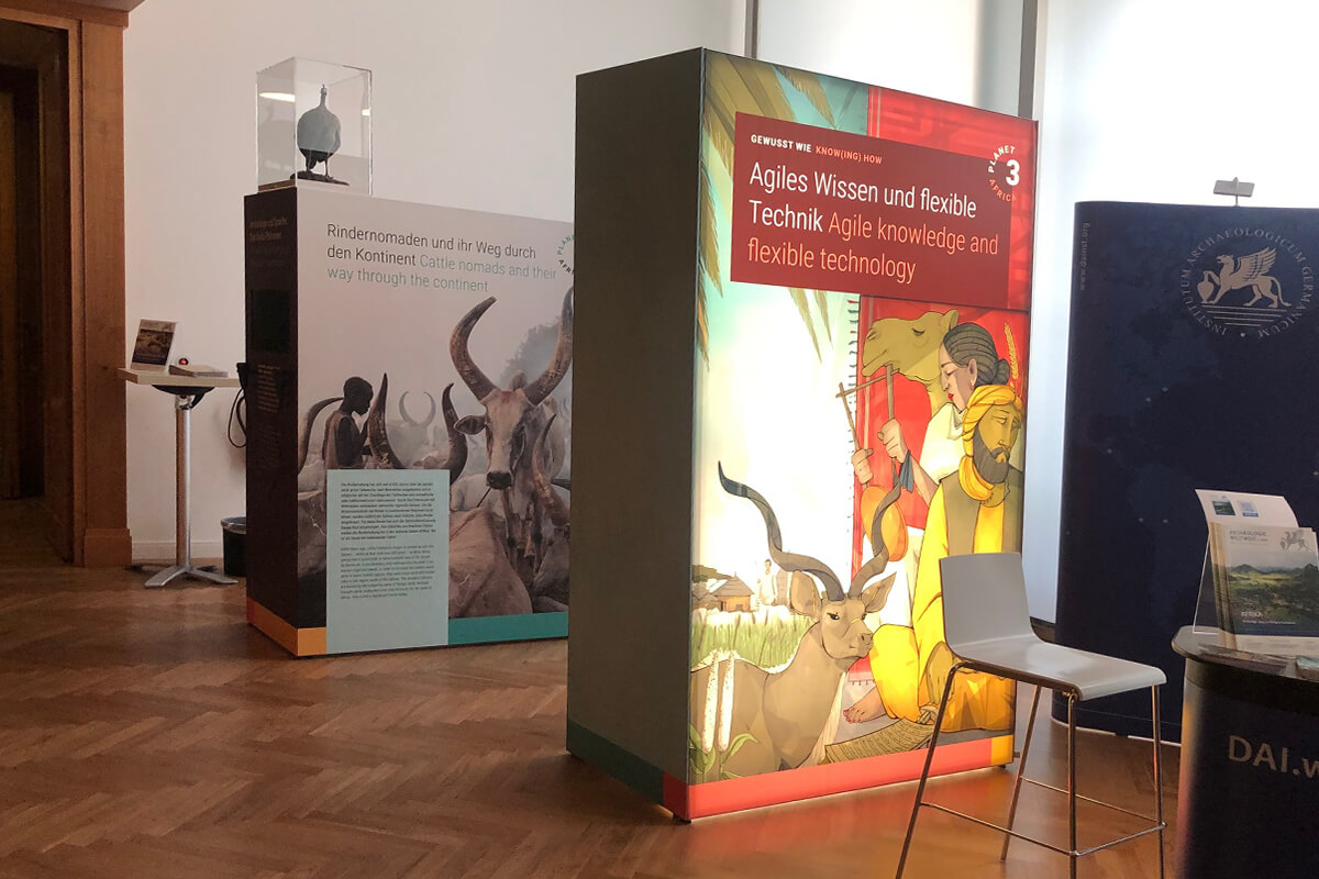 The Planet Africa stand at the Open Day at the German Foreign Office in Berlin.