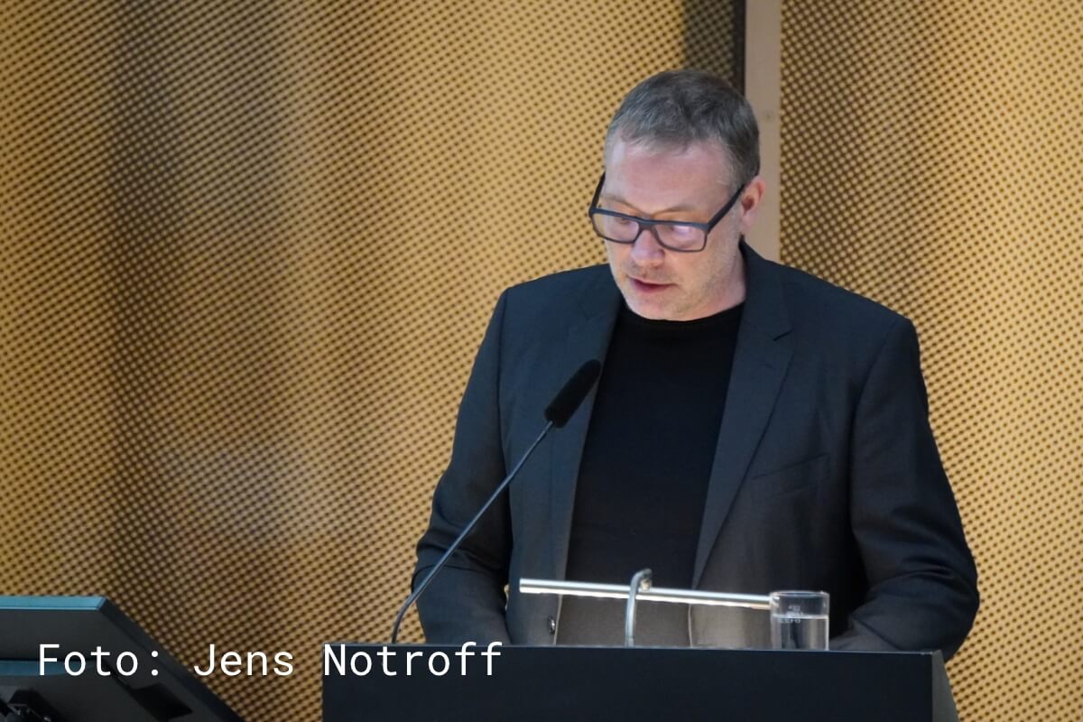 Jörg Linstädter hält den Festvortrag auf dem Jahresempfang des Deutschen Archäologischen Instituts in Berlin.